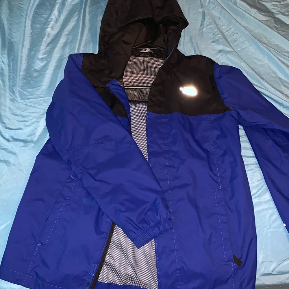The North Face rain jacket.